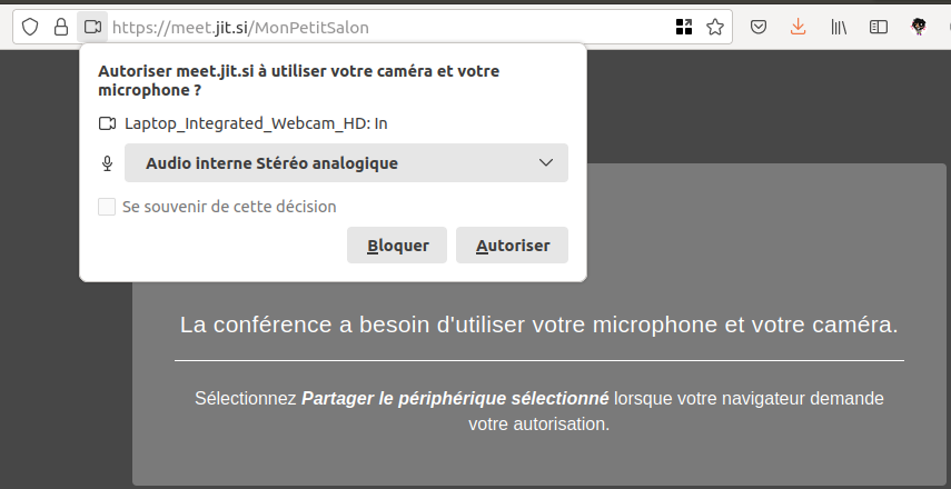 Permissions Firefox