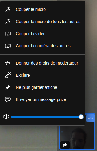 Définir un modérateur