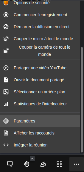 Paramètres