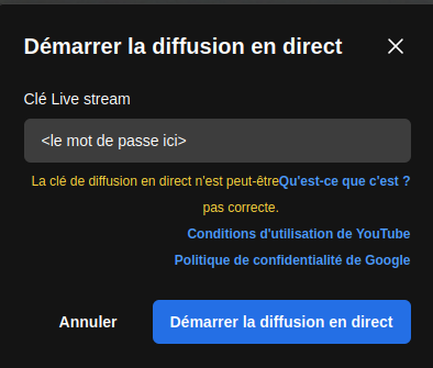 Mot de passe