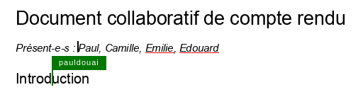 Curseur