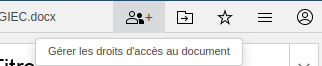Partage OnlyOffice