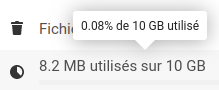 Stockage