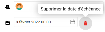 supprimer la date