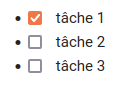 Tâches de la carte